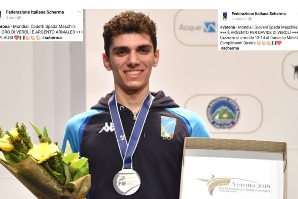 Davide Di Veroli è campione del mondo